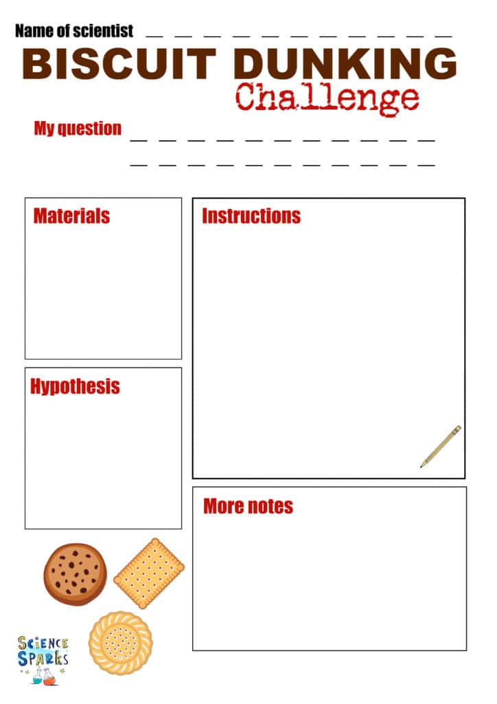 Biscuit dunking STEM Challenge