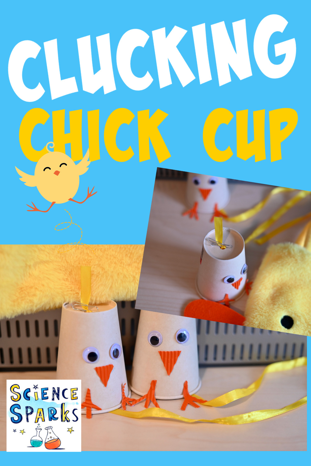 clucking chick noisy cup