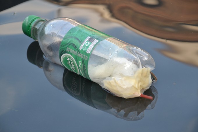 Baking soda boat - easy baking soda experiment for kids