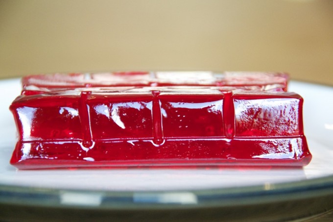 Jellly on a plate