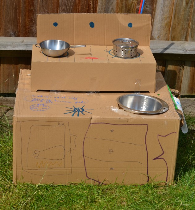 Cardboard kitchen
