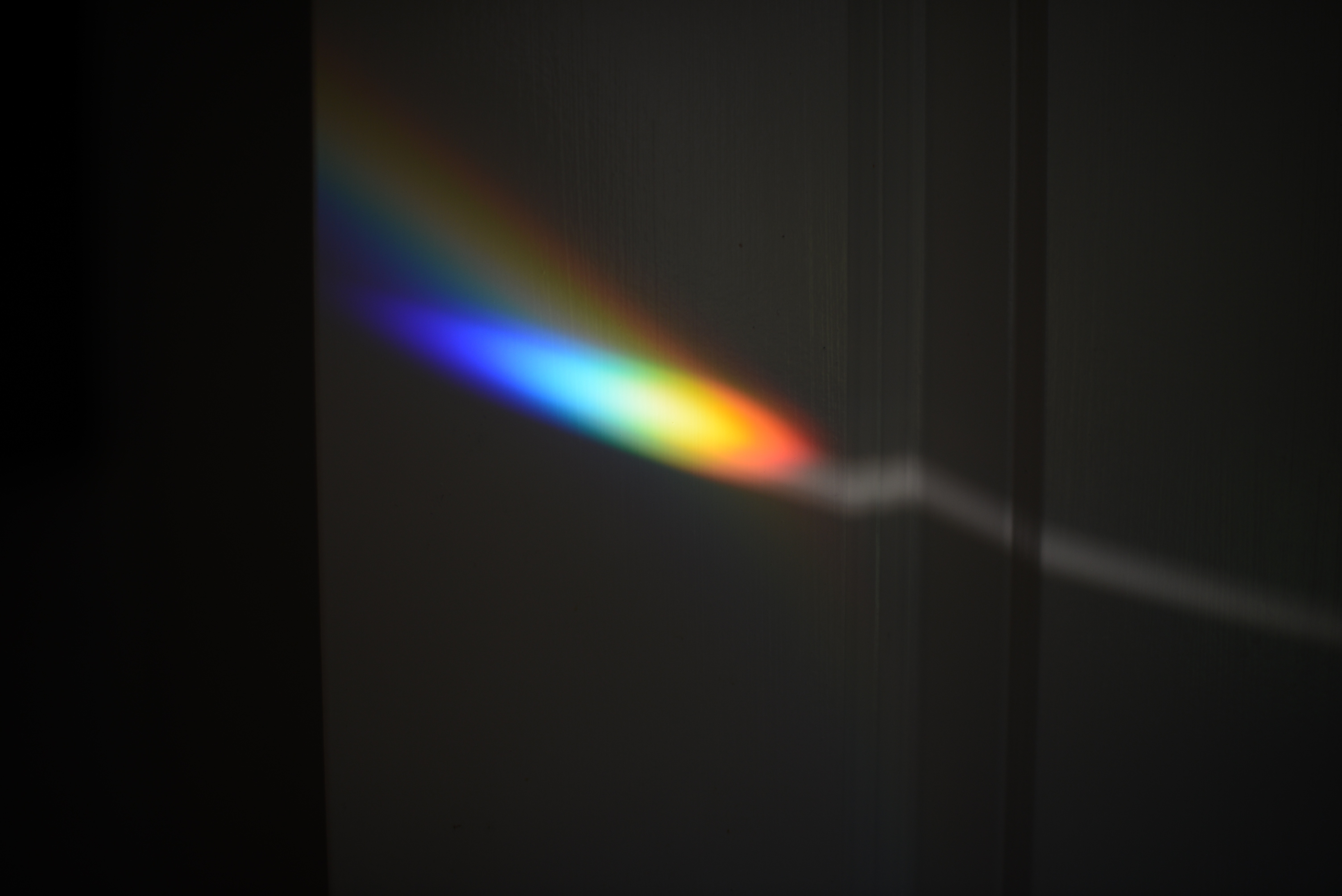 Make a rainbow with a mirror. Reflect light onto a well.