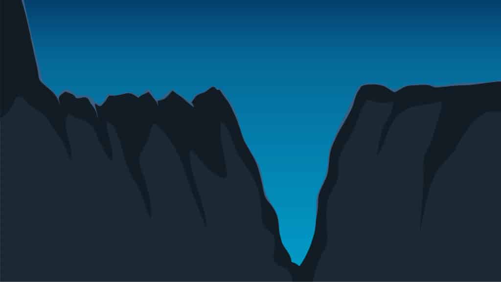 Mariana trench graphic