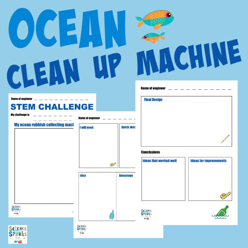 Design an ocean clean up machine STEM challenge