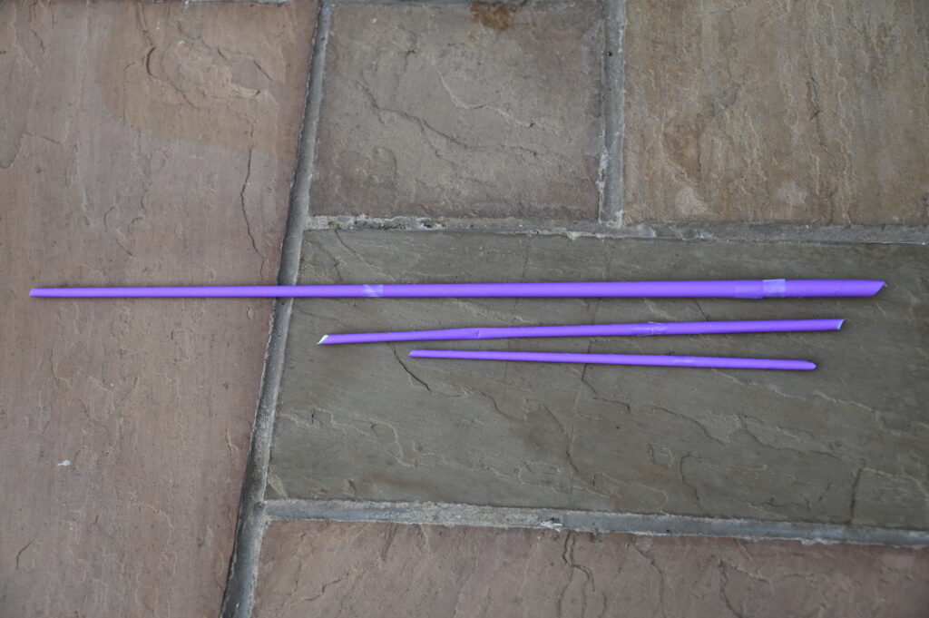 Paper javelins for a STEM challenge