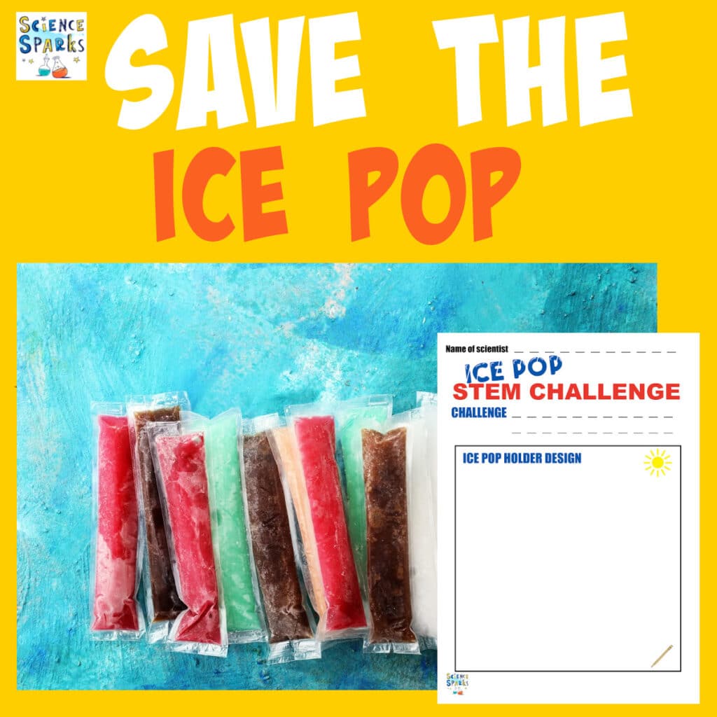 Save the ice pop STEM challenge