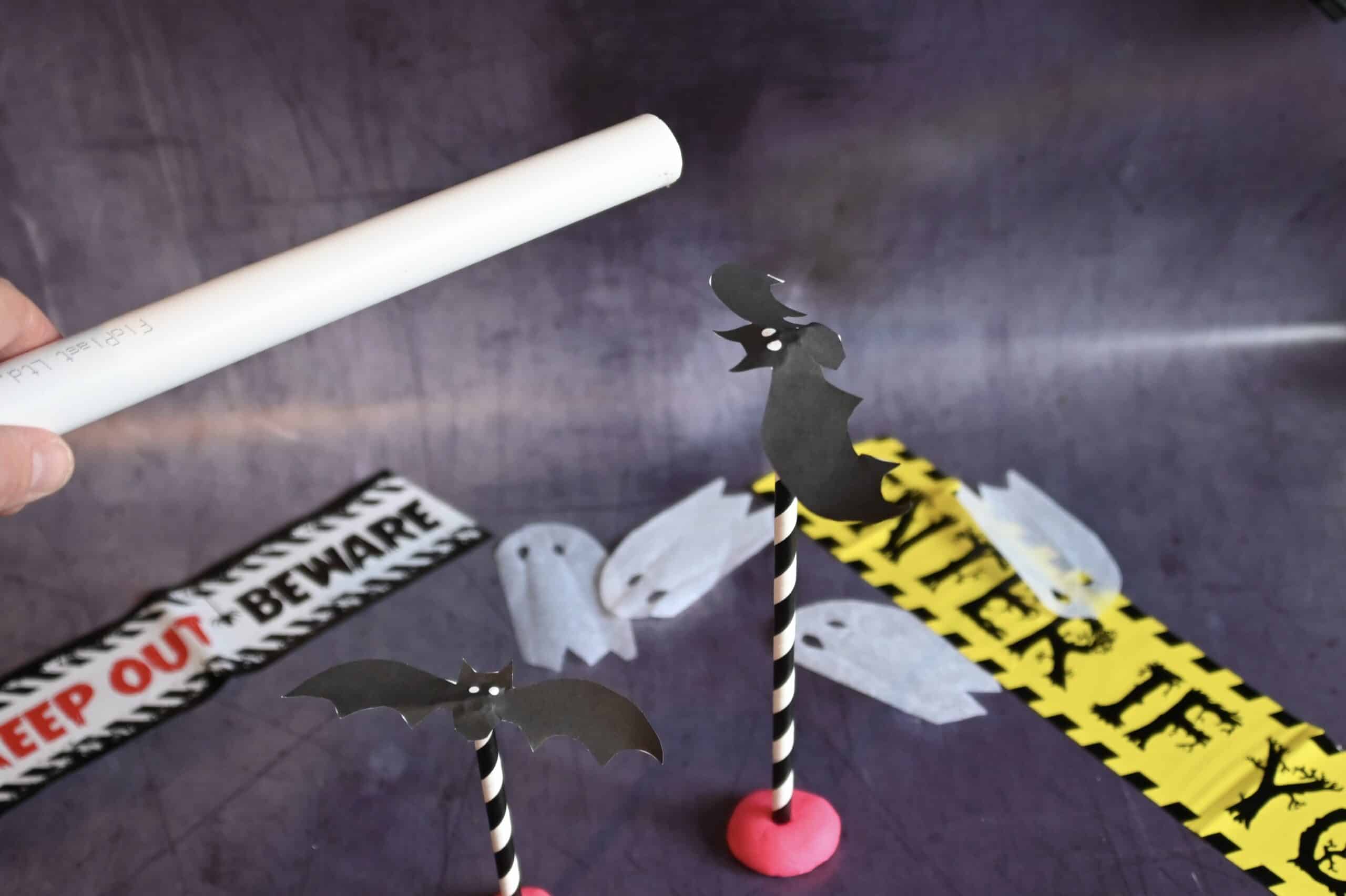 static electricity spinning bats science activity