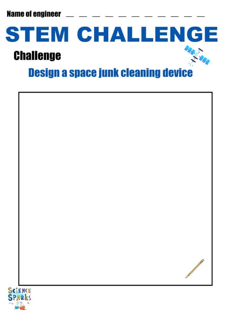 space junk cleaning device STEM Challenge